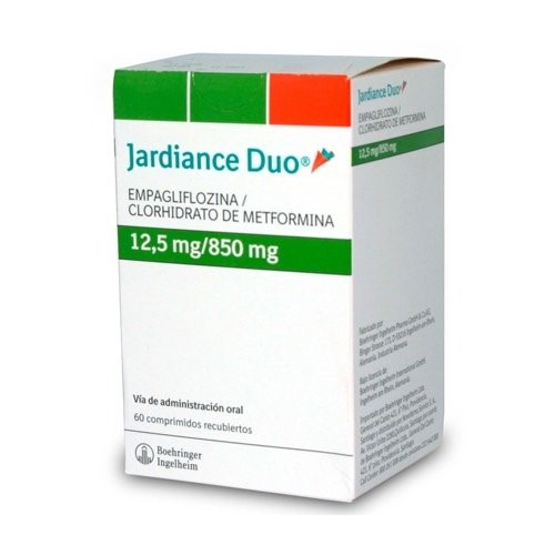 Jardiance Duo 12.5mg/850mg – Casa del Diabético